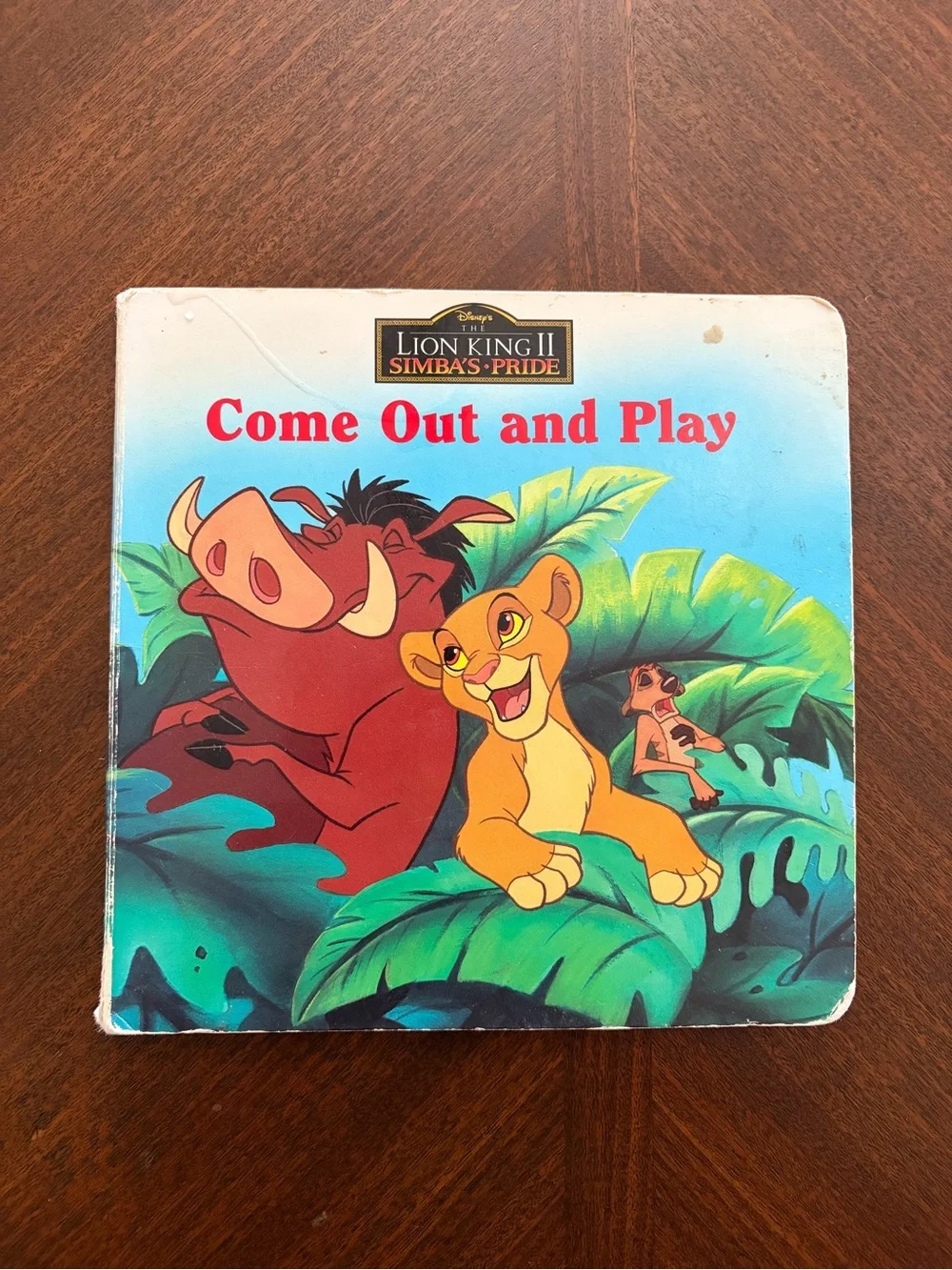 Lion King 2 simba’s pride board book come out and play